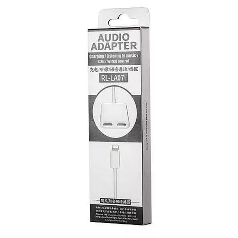 Adaptador Remax RL-LA07i para iPhone a 3.5mm y Carga — foto 1 de 2