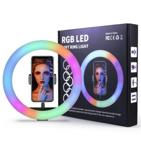 Trípode con Aro de Luz Rgb MJ-26 30cm — foto 1 de 2