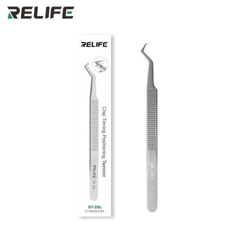 Pinza Curva Relife ST-20L para Microchips — foto 1 de 2