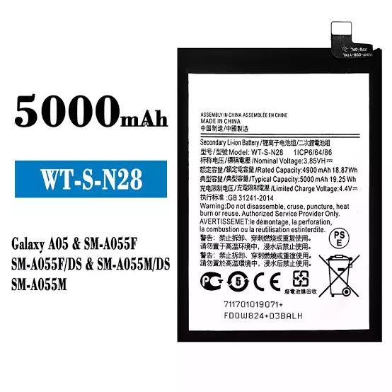 Batería para Samsung A05 A0555M A055F