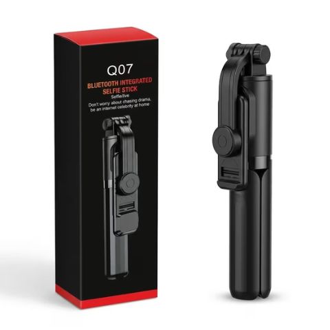  NIA SELFIE STICK TRIPODE CON LUZ LED BLETHOOTH Q07