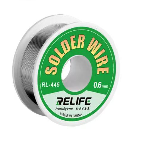 Estaño Relife RL-445 0.6mm 25g para microsoldadura