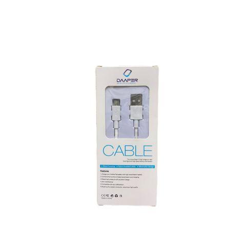 Cable de Datos Daaper USB a MicroUSB 1M TA20M