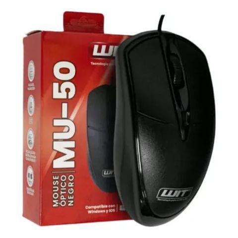 Mouse USB Wit MU-50 Óptico para PC