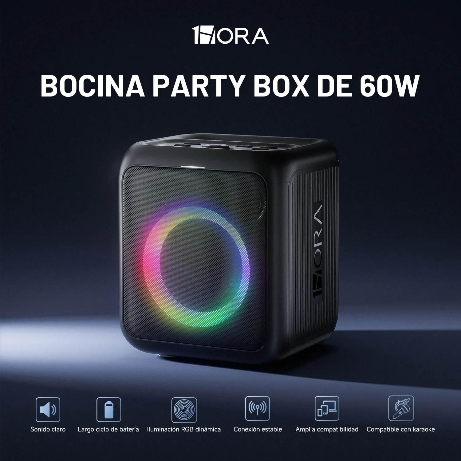 Parlante 1HORA BOC300 60W — foto 1 de 6