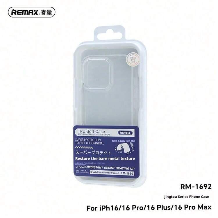 Case Remax TPU Softcase RM-1692 para iPhone 16 Pro Max — foto 1 de 2