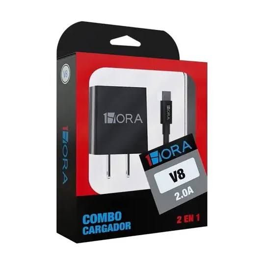 Cargador USB 1HORA 2 Amp con Cable V8 GAR064 — foto 1 de 4